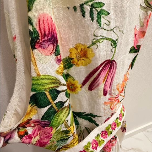 HEMANT & NANDITA floral belted dress - Picture 6 of 9